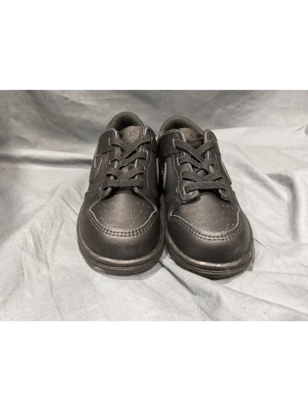 Nike Toddlers Dunk Low (TD) Sneakers Lace Up Black Size 5 NEW NO BOX!